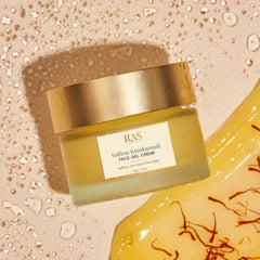 Saffron Kumkumadi Face Gel Cream with Aloe Vera and Red Algae